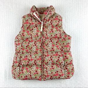 Land’s End Kids Floral Puffer Vest